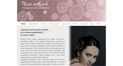 Desktop Screenshot of eskuvoszervezo.info